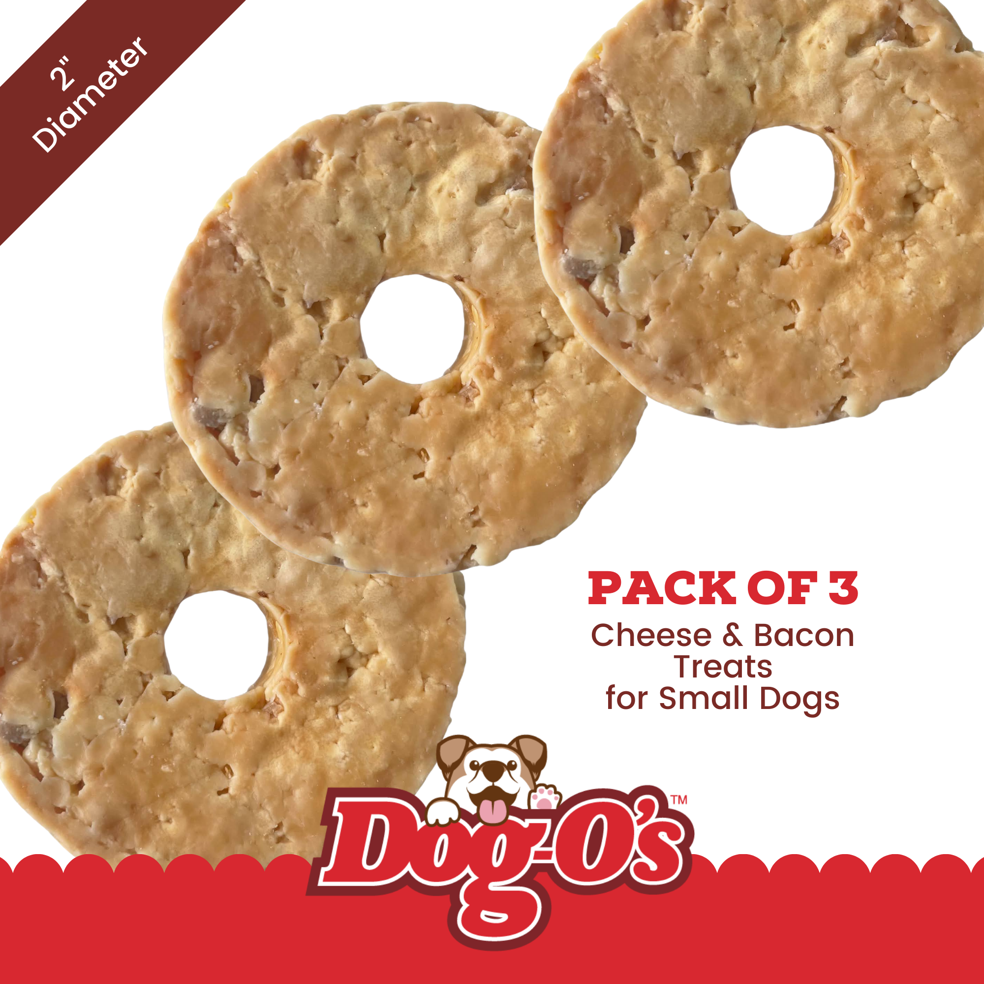 Dog-O’s Cheesy Chompers® with Bacon