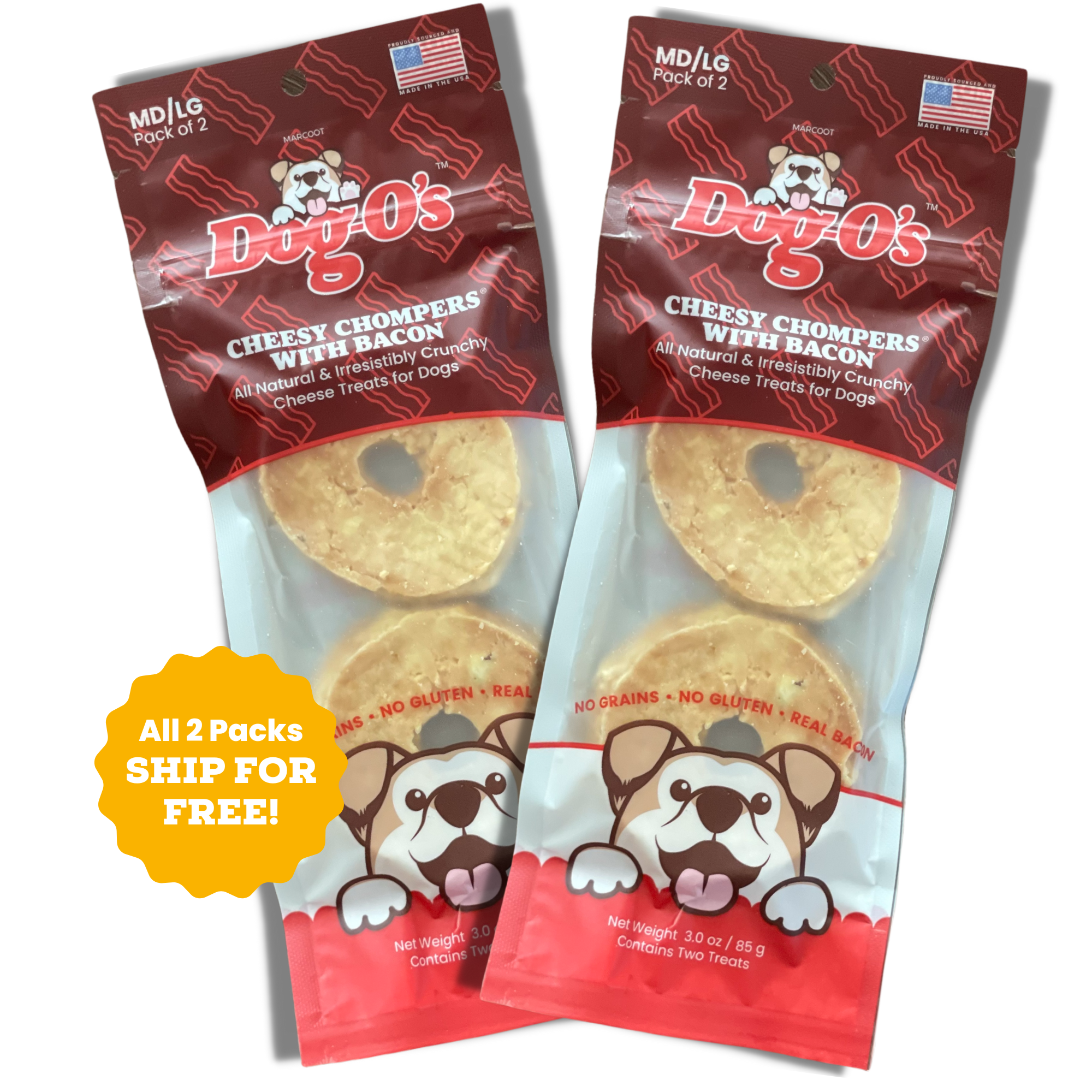 Dog-O’s Cheesy Chompers® with Free Shipping